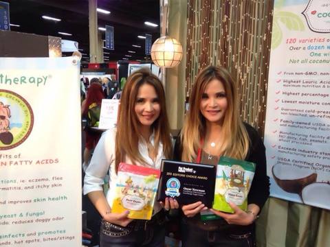 CocoTherapy Fruit Crunch and CocoTherapy Veggie Crunch - Winner of Pet Product News International’s 2013 Editor’s Choice Awards