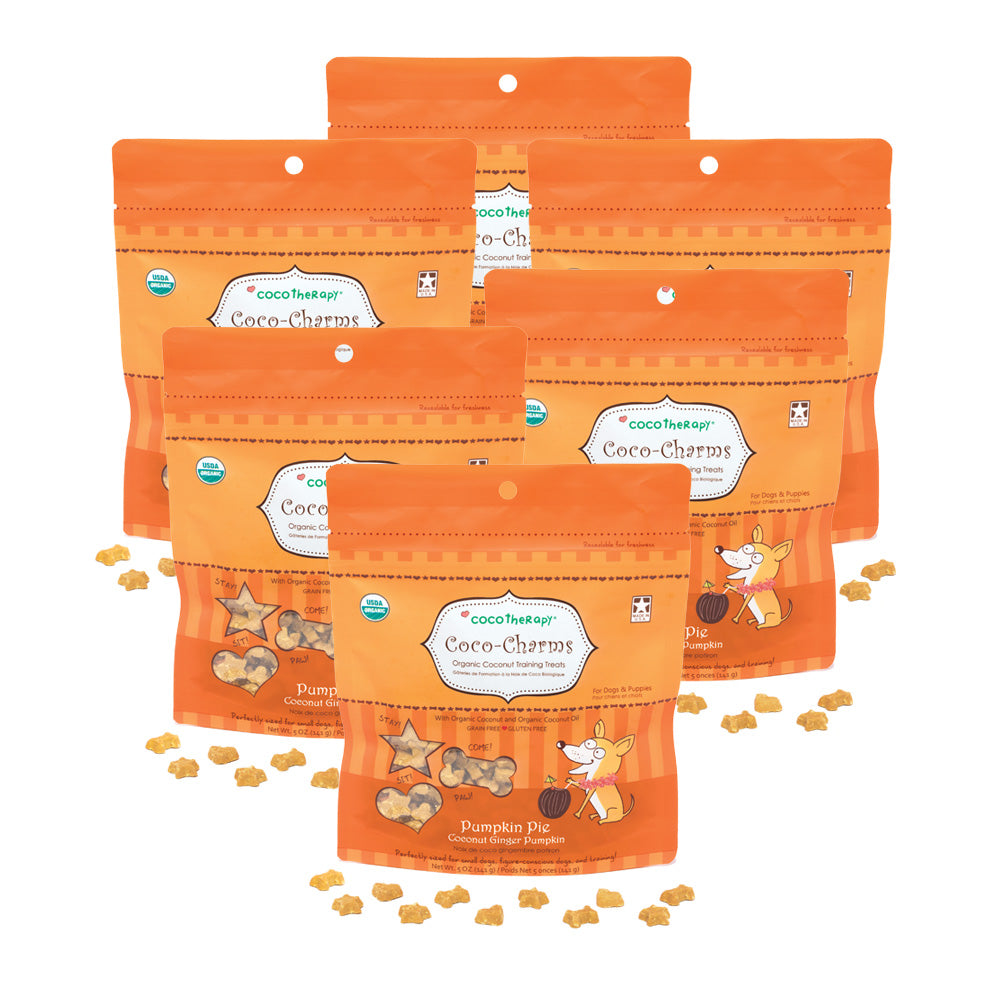 Coco-Charms Training Treats Pumpkin Pie - Organic Training Treat for dogs
