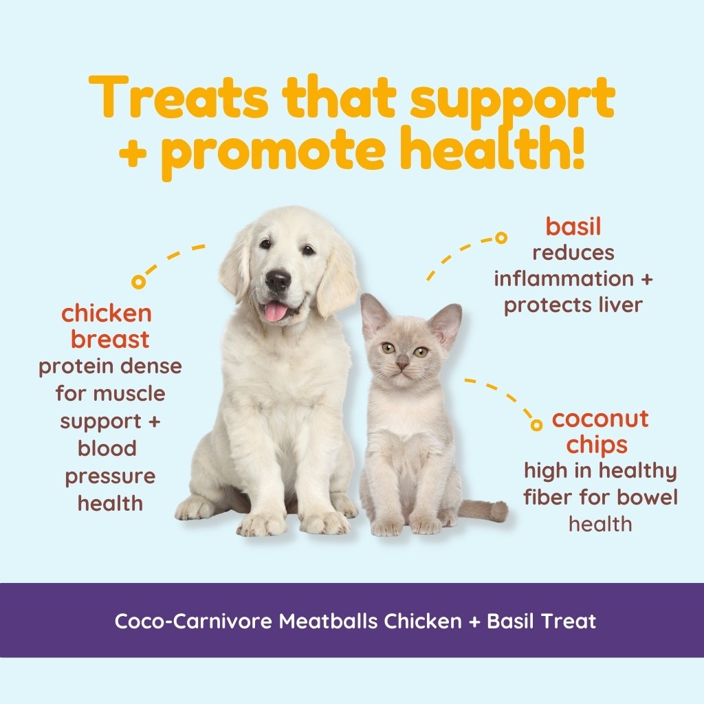 Chicken Lover Combo - Organ Bites! Chicken + Coco-Carnivore Meatballs Chicken