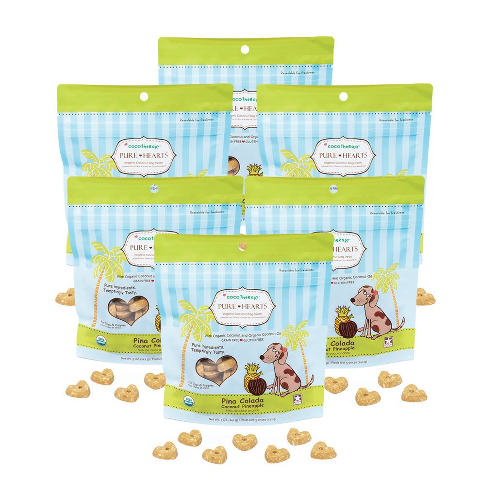 Pure Hearts Coconut Cookies Piña Colada - Organic Treat for dogs