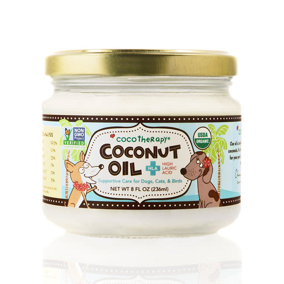 organic coconut oil for dogs jar