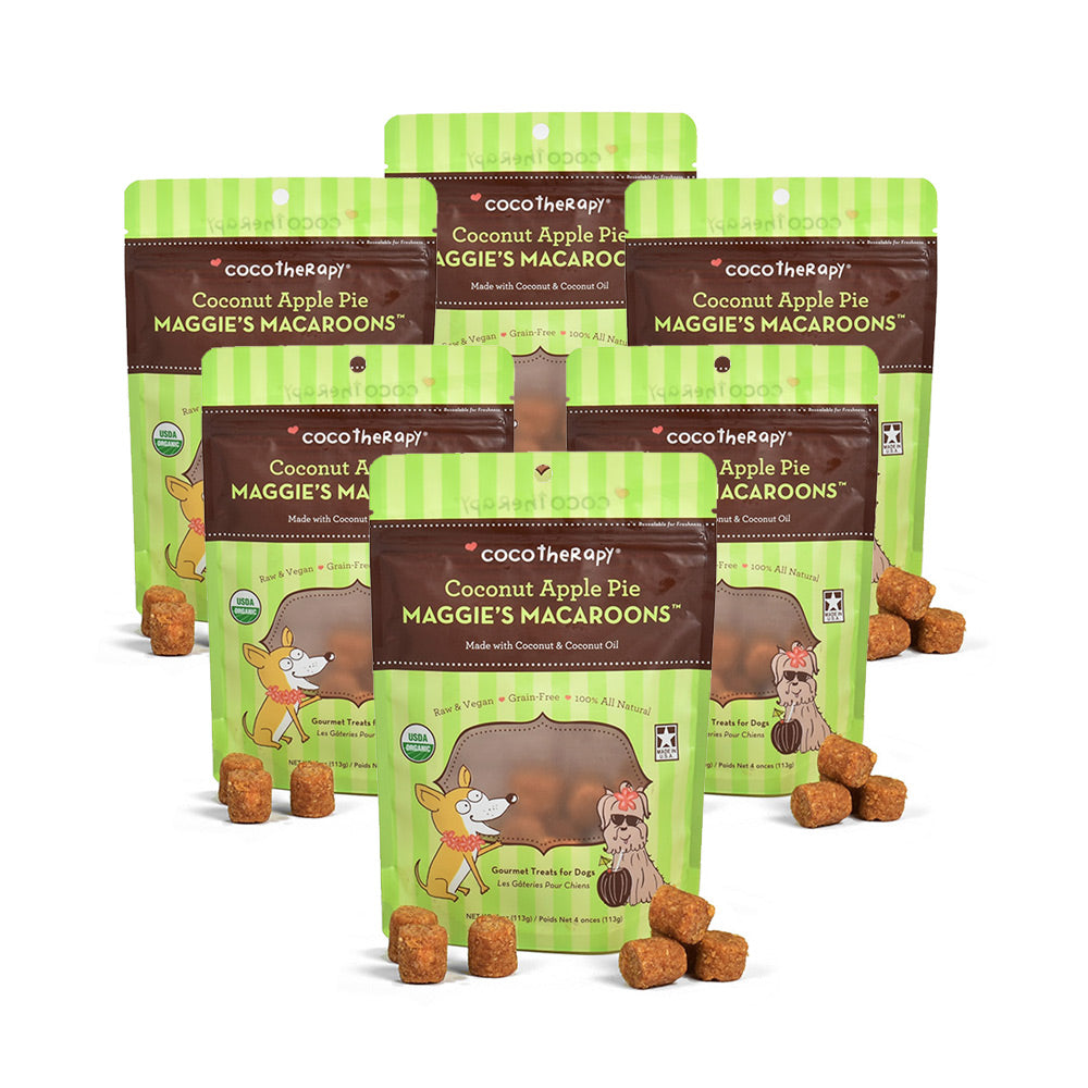 Maggie's Macaroons Coconut Apple Pie - Organic Coconut Treat for dogs