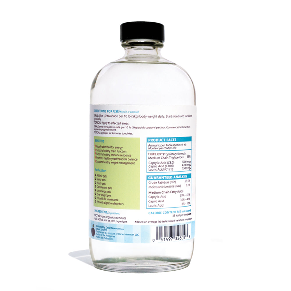 Super Size Power Combo - Triplex MCT-3 Oil (16 oz) + Organic Virgin Coconut Oil Refill Pouch (24 oz)