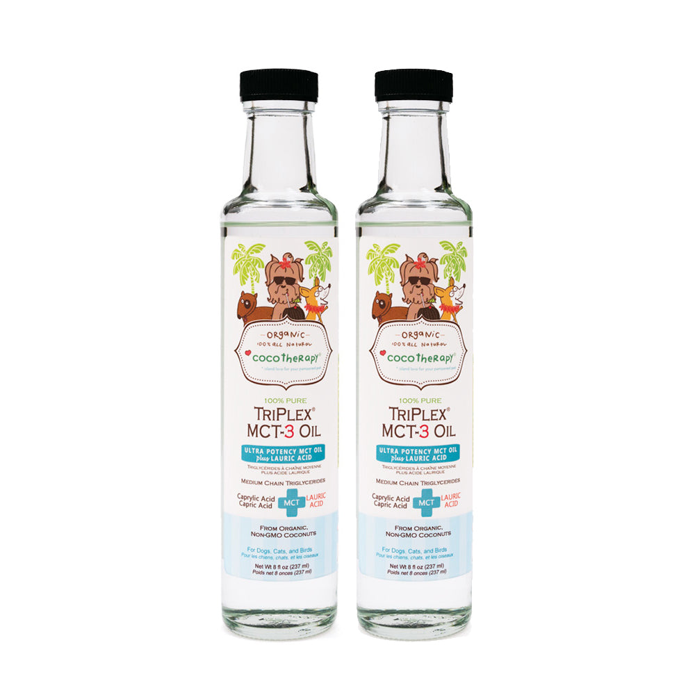 TriPlex™ MCT-3 Oil ( 8 oz ) - MCT Oil for dogs, cats, and birds