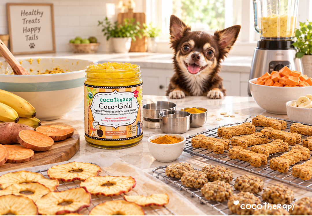 5 Simple Organic Dog Treat Recipes Using Coconut &amp; Coco-Gold