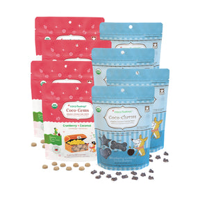 Berry Training Treat Combo - Coco-Charms Blueberry + Coco-Gems Cranberry