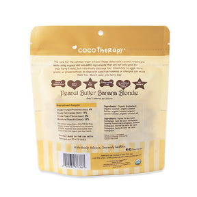 Coco-Charms Training Treats Peanut Butter Banana Blondie - Organic Training Treat for dogs