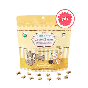Spoiled Doggie Gift Pack -  Coco-Ghee + Coco-Carnivore Beef Meatballs + Coco-Milk Bones Red Velvet + FREE Coco-Charms Peanut Butter Banana ( $13.10 Value )