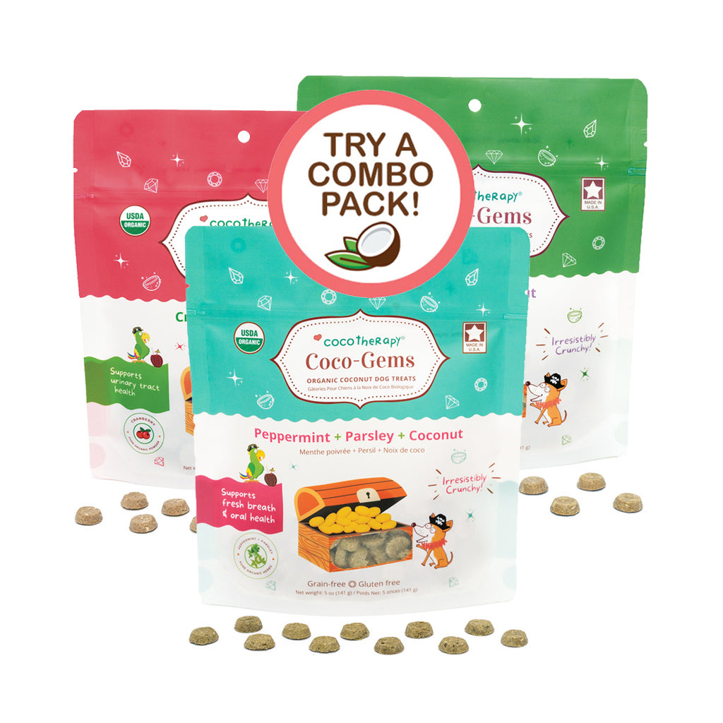 Coco-Gems Triple Treat - Organic Training Treats for dogs