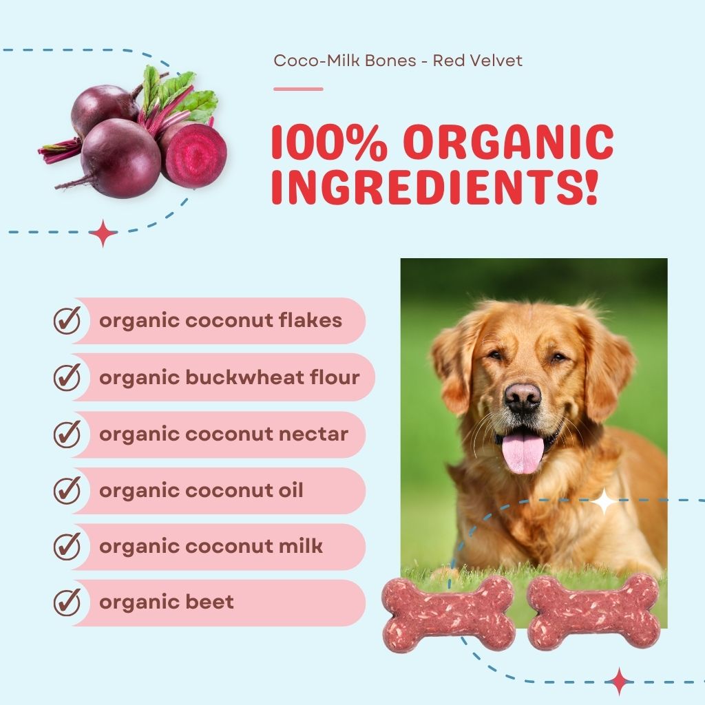 Coco-Milk Bones Triple Treat - Organic Coconut Biscuit Treats for dogs