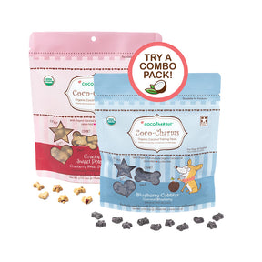 Coco-Charms Training Treats Berry Dessert Duo - Blueberry + Cranberry