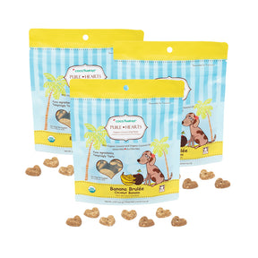 Pure Hearts Coconut Cookies Banana Brulée - Organic Treat for dogs