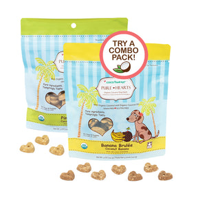 Pure Hearts Coconut Cookies Double Delight - Organic Treats for dogs