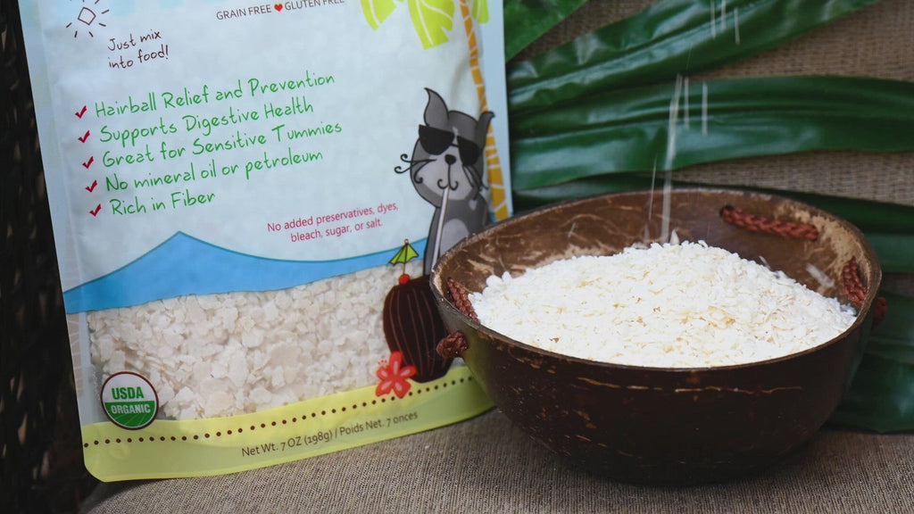 coconut cat hairball remedy | coconut good for cats