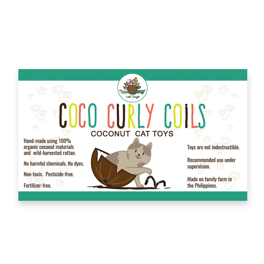 Coco Curly Coils Cat Toy - 3 Pack