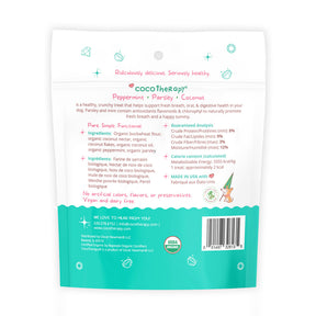 Coco-Gems Training Treats Peppermint + Parsley - Organic Training Treat for dogs