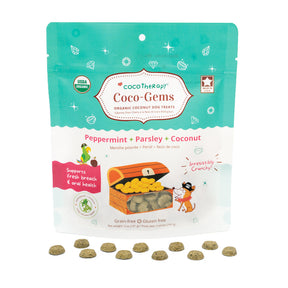 Coco-Gems Training Treats Peppermint + Parsley - Organic Training Treat for dogs