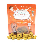 Coco-Milk Bones Carrot Cake Biscuit - Organic Coconut Treat for dogs