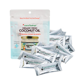 Coconut Treat + Portable Oil Combo -  Coco-Charms Pumpkin Treat & Coconut Oil Portable Packets