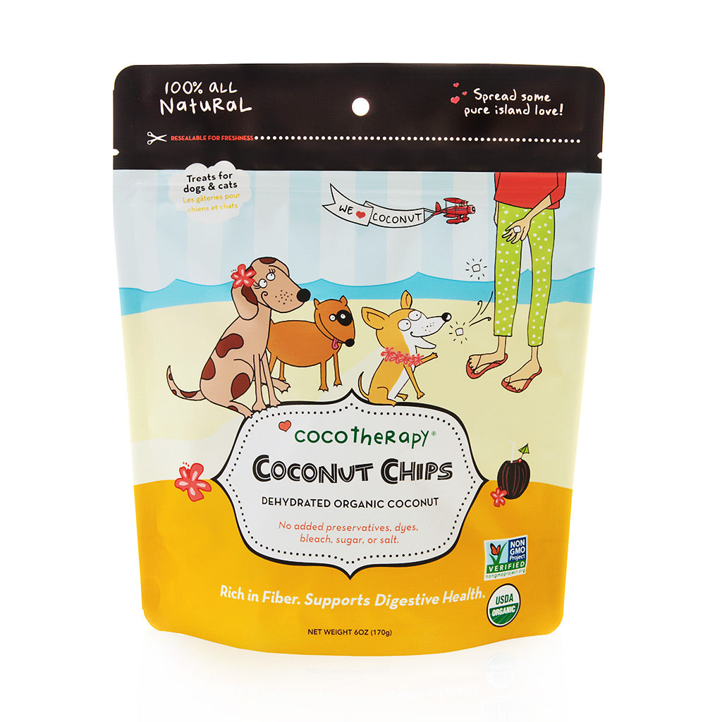 Senior Dog & Cat Coconut Bundle | MCT Oil + Coconut Chips