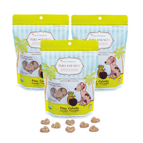 Pure Hearts Coconut Cookies Piña Colada - Organic Treat for dogs