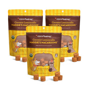 Maggie's Macaroons Coconut Lemoncello - Organic Coconut Treat for dogs